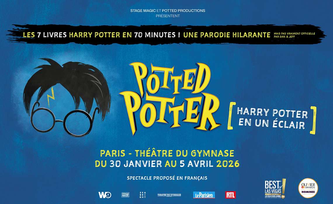 Potted Potter [Harry Potter en un éclair] à Paris à partir du 30 janvier 2026 !