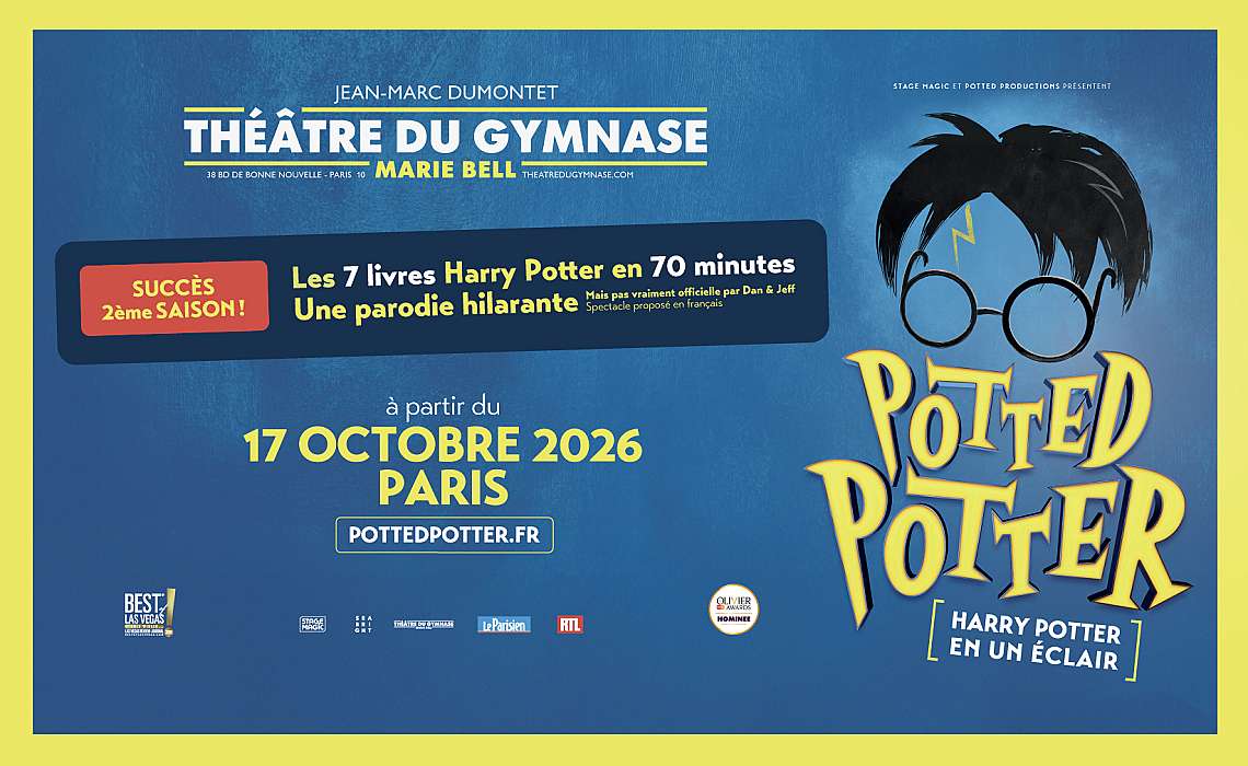 Potted Potter [Harry Potter en un éclair] revient à Paris pour une 2è saison !