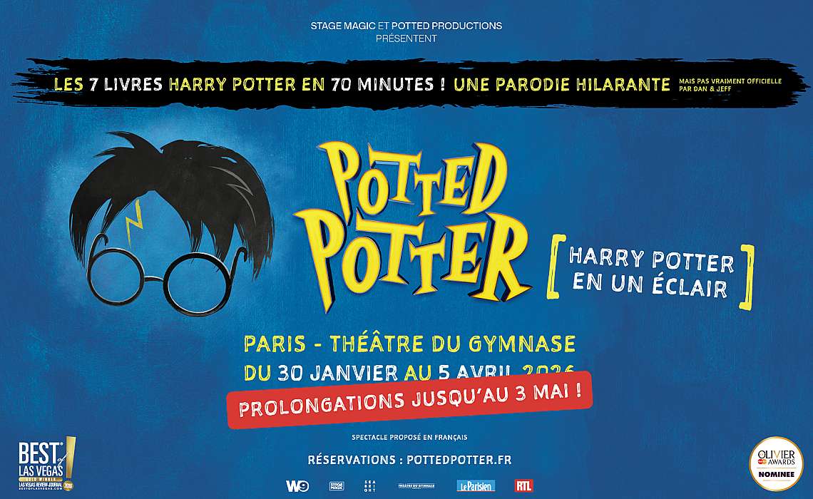 Potted Potter : prolongations à Paris jusqu'au 3 mai !