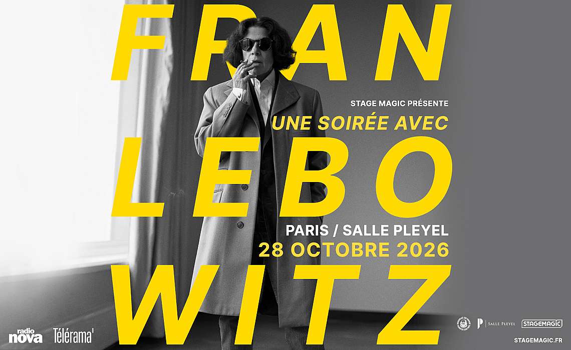 Une soirée avec Fran Lebowitz, à Paris, Salle Pleyel le 28 octobre 2026